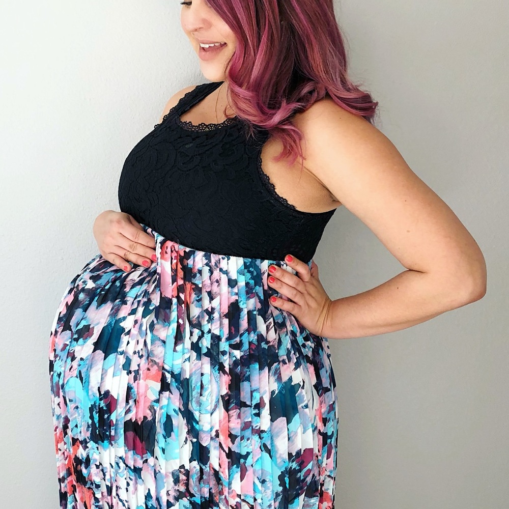 NWT Floor length Maternity Dress